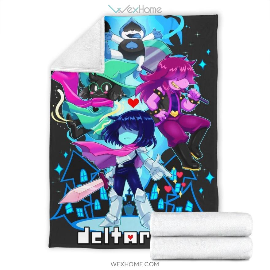 Deltarune Characters Premium Blanket