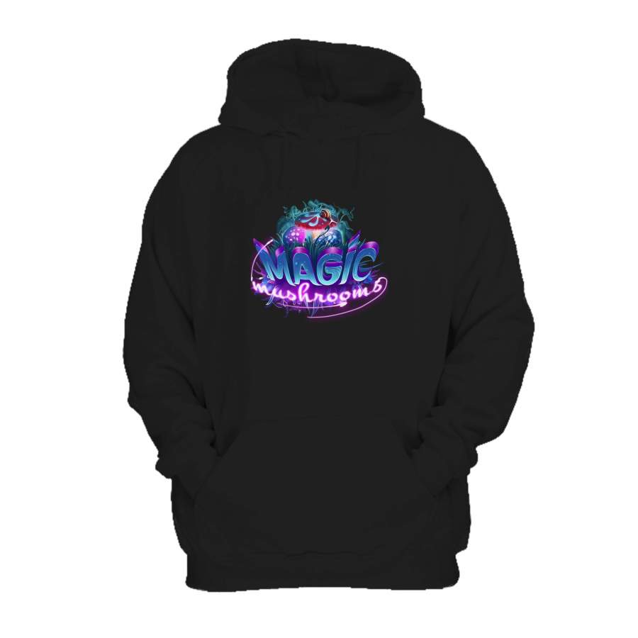 The Adventures Of Magic Mushroom Retro 70s 80s Steven Rhodes Hoodie