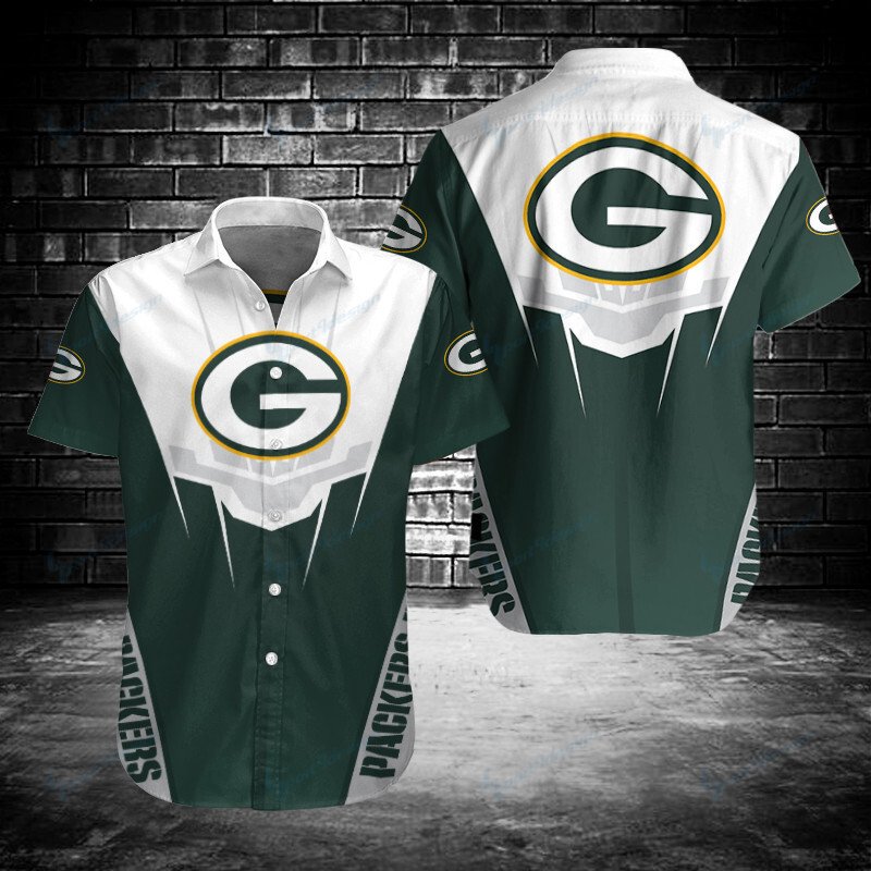 Green Bay Packers Button Shirt Bb117