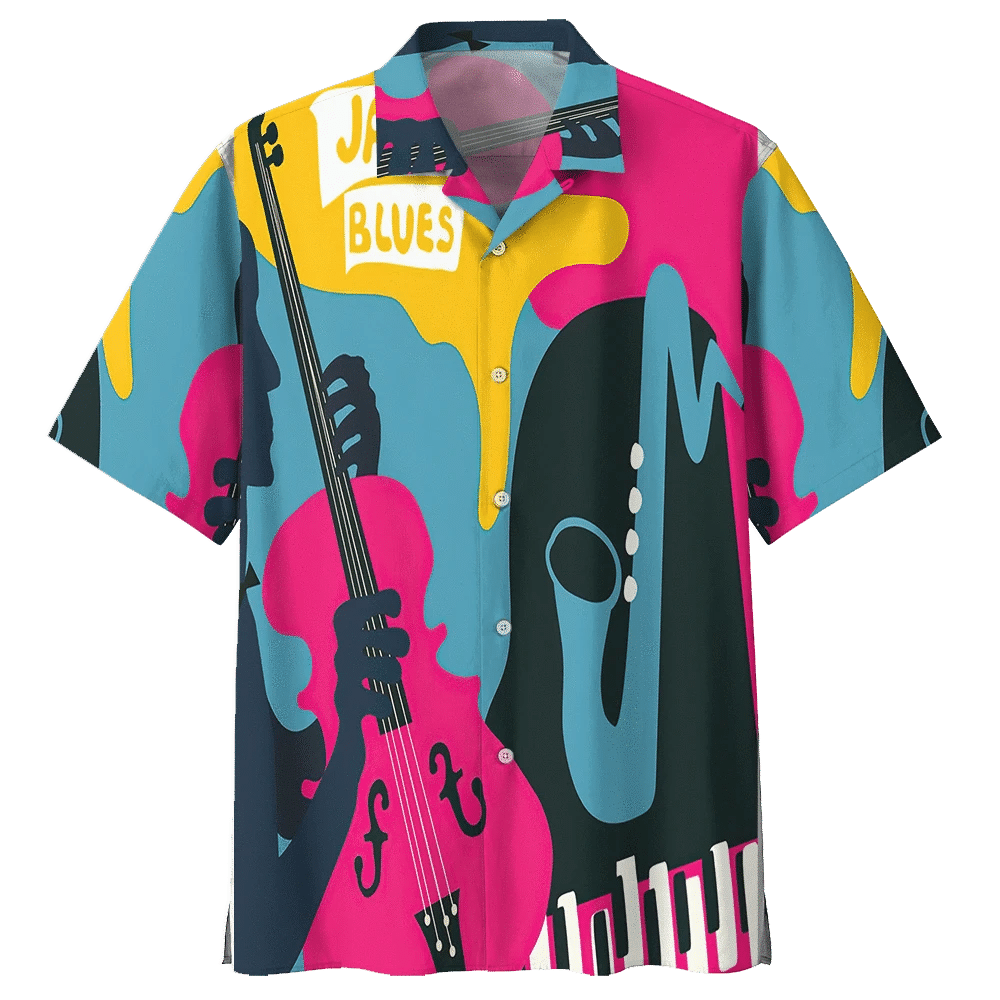 Saxophone Hawaii Shirt 501080 Ha81012