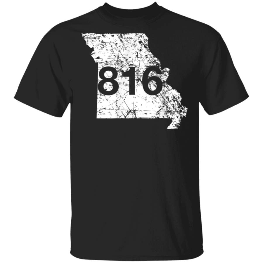 St Joseph Kansas City Area Code 816 Shirt Missouri Gift Kansas City Football T-Shirt