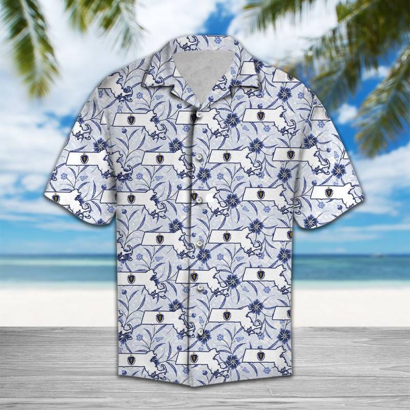 Massachusetts Mayflower Hawaiian Shirt Ha88891