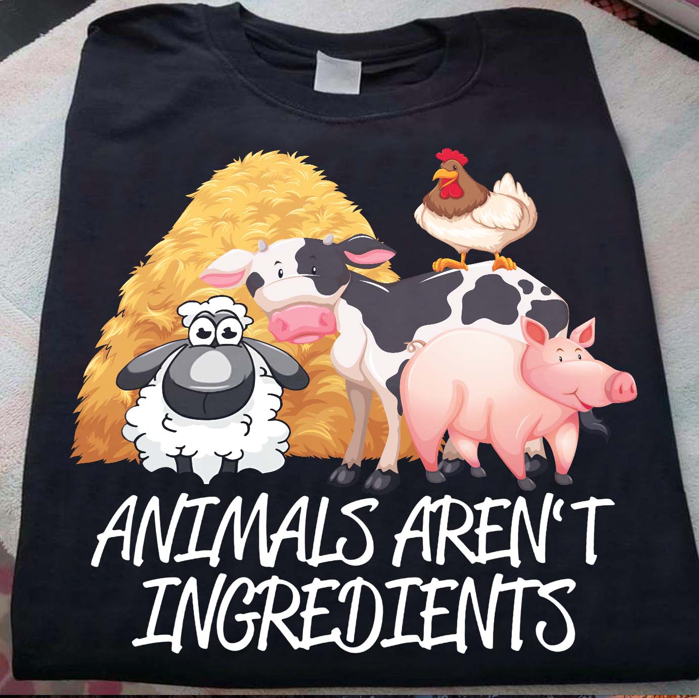 Animals Aren’T Ingredients Vegan Standard/Premium T-Shirt