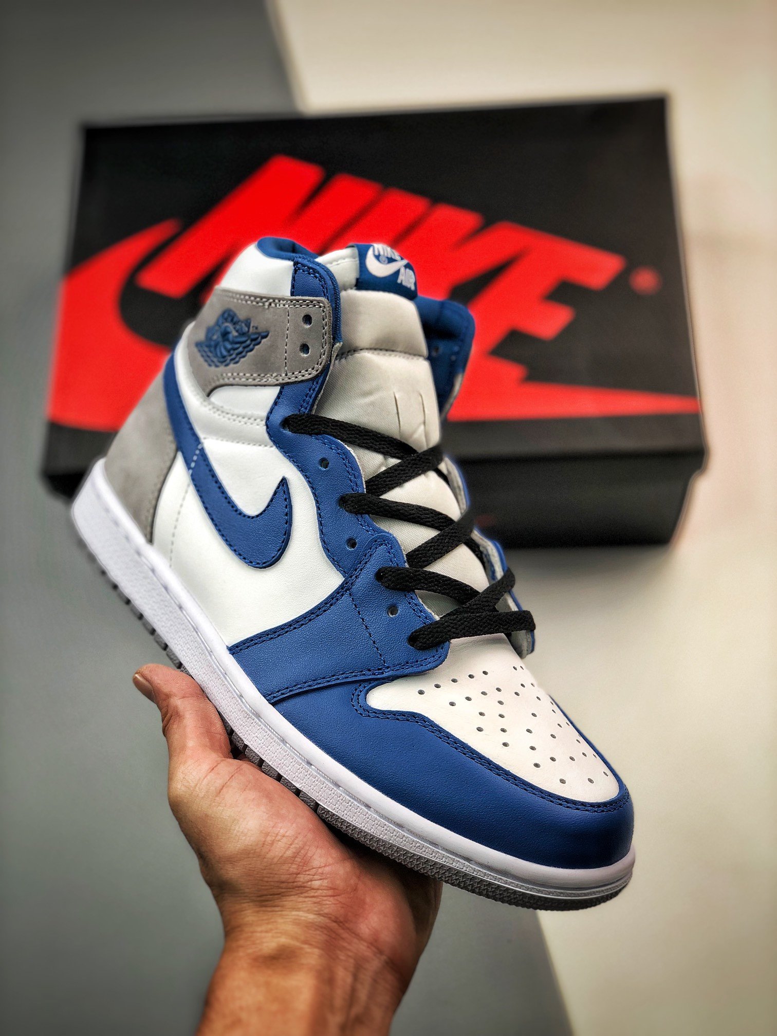 JD 1 High OG True BlueWhite-Cement Grey DZ5485-410 5342100