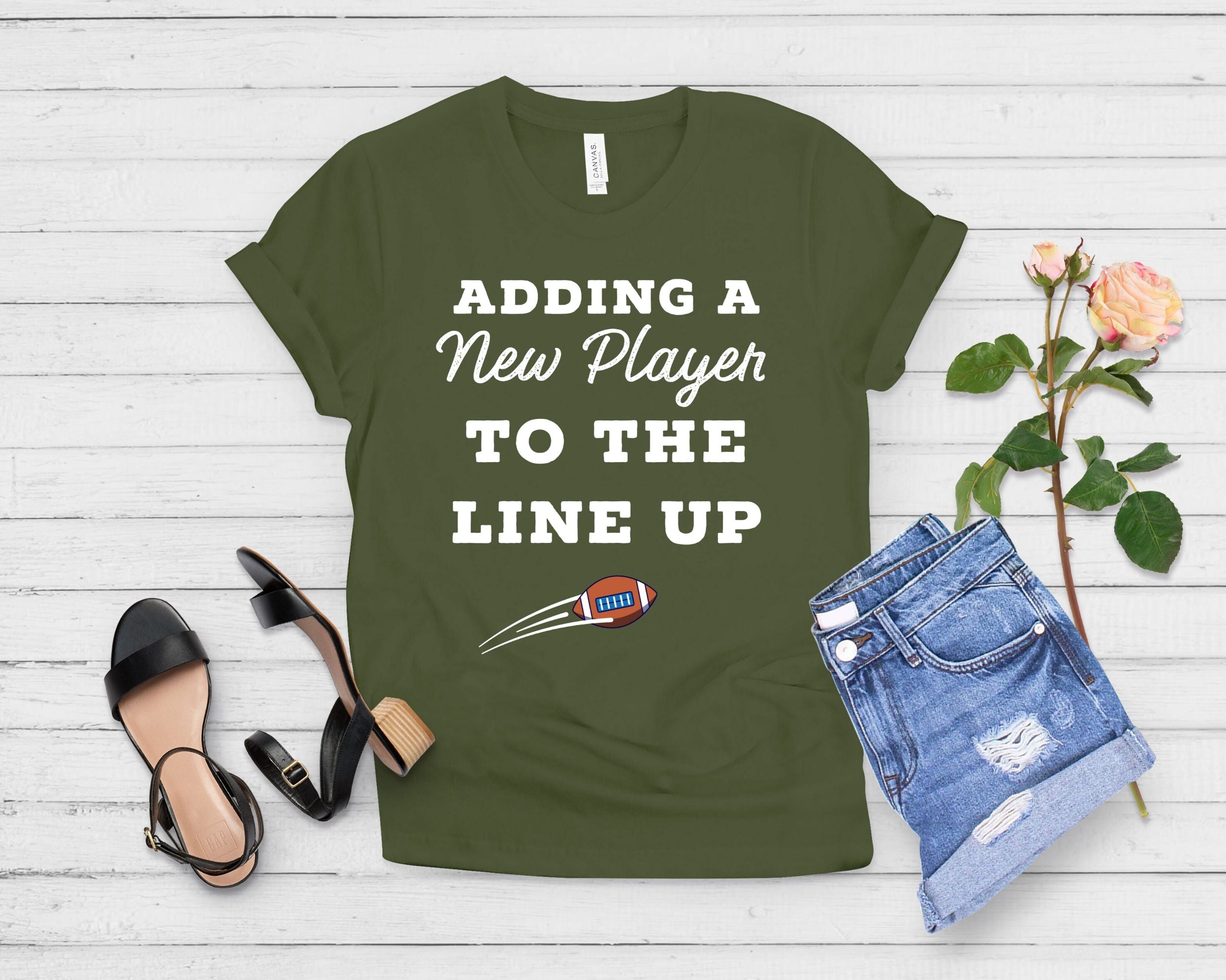 Adding New Player To The Line Up Pregnancy Shirt