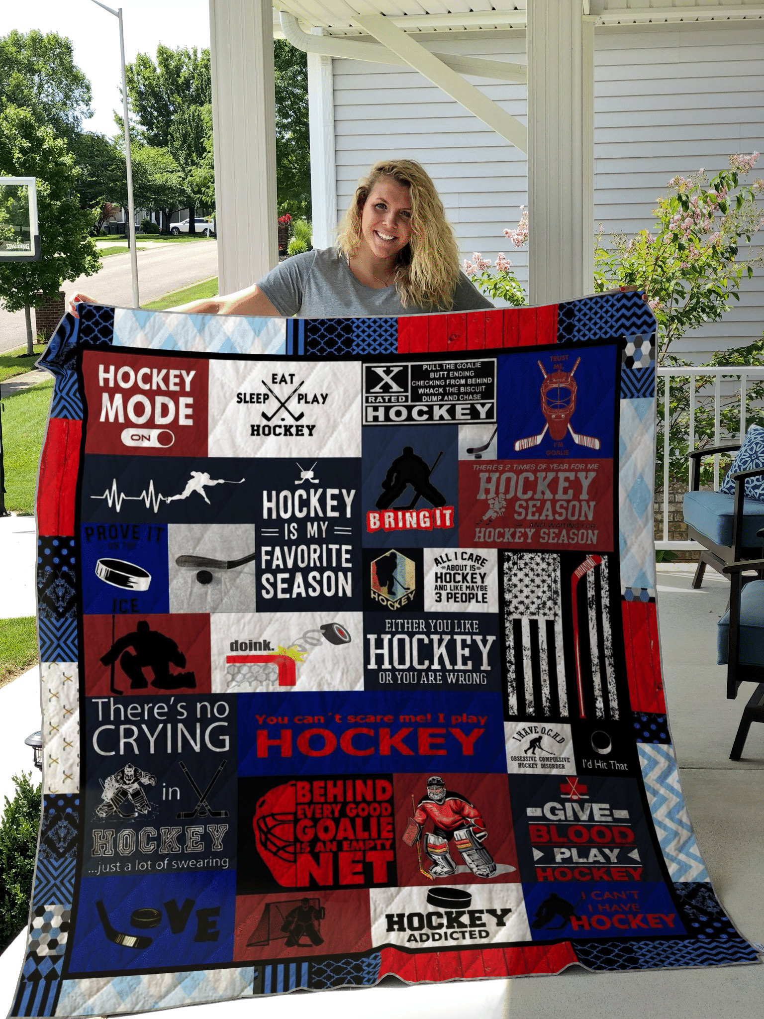 Hockey Quilt Blanket LMC301113