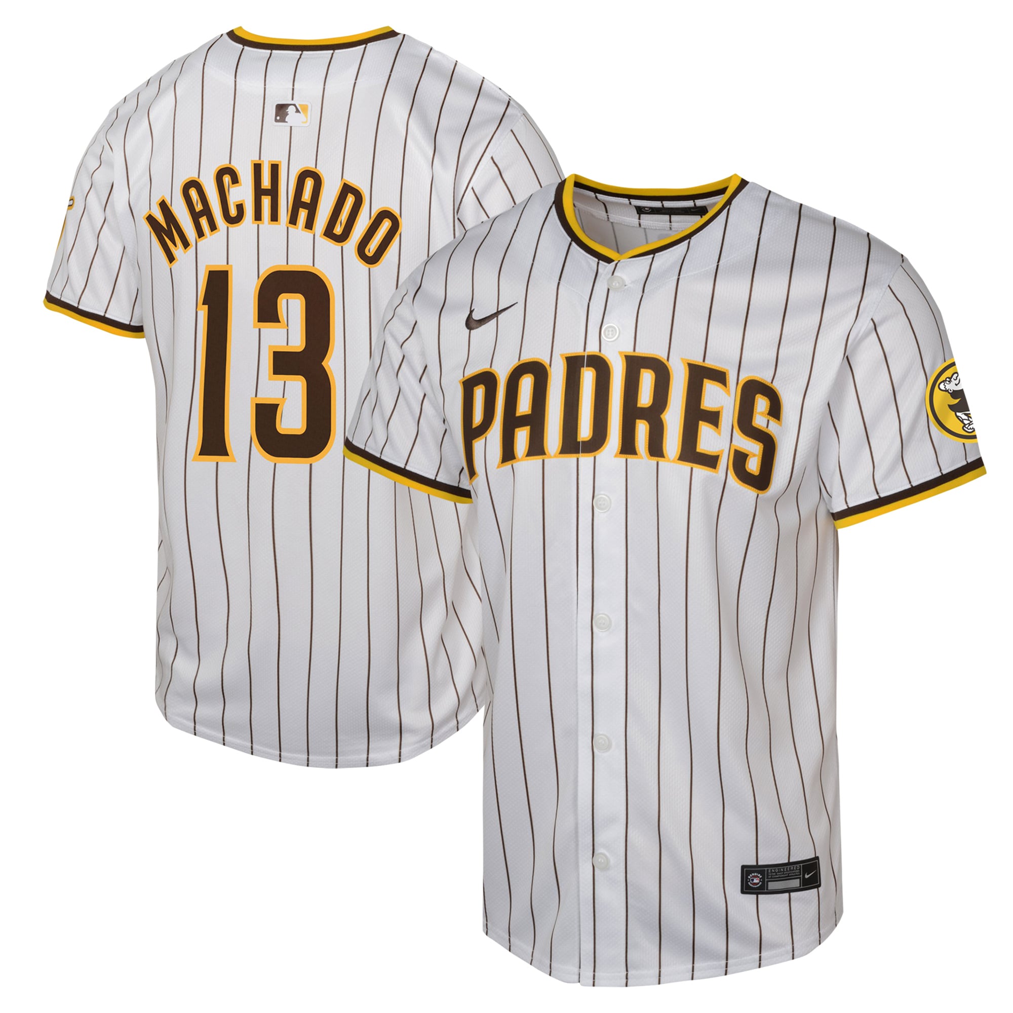 Manny Machado San Diego Padres Youth Home Limited Player Jersey – White