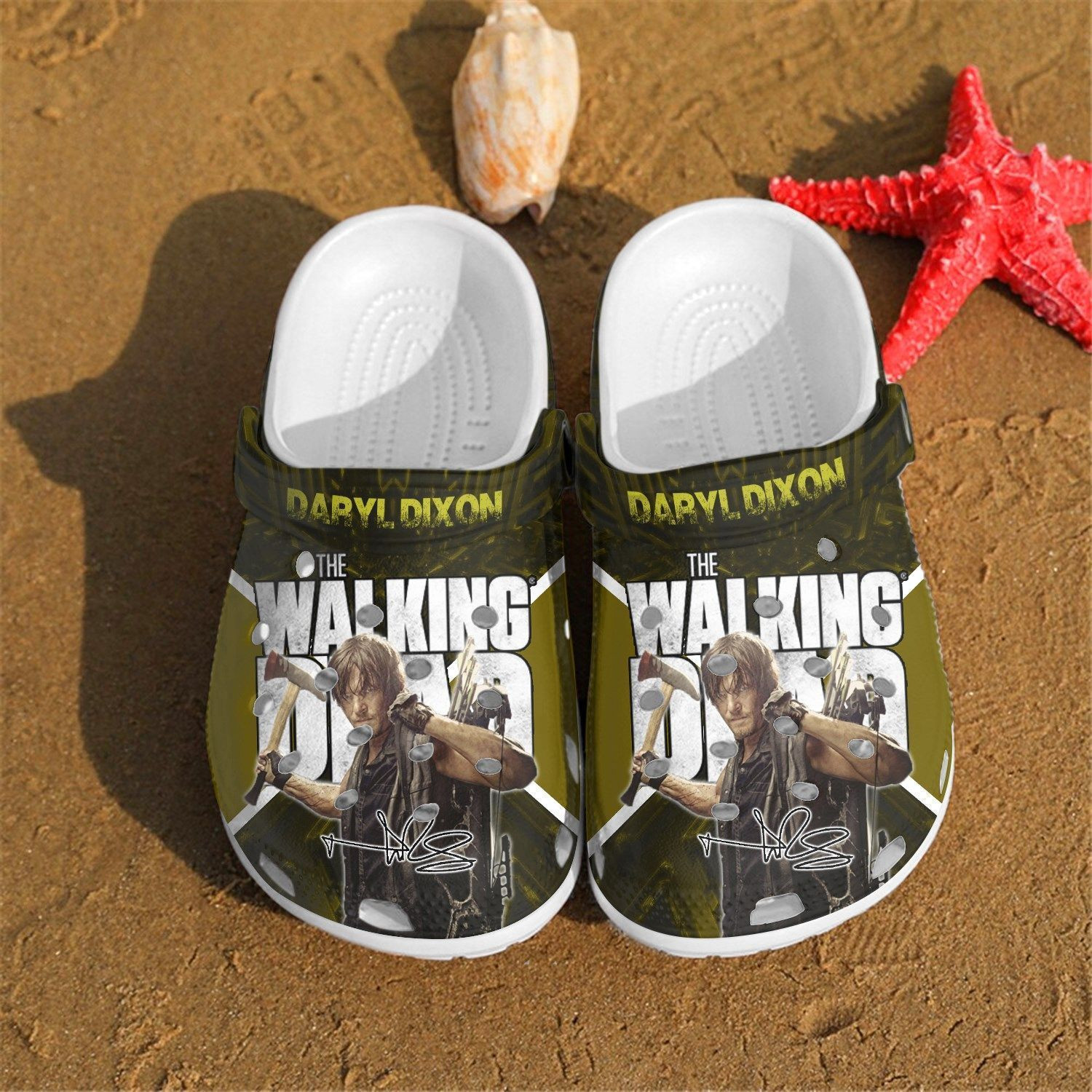 The Walking Dead Crocs Crocband Clog Comfortable Water Shoes