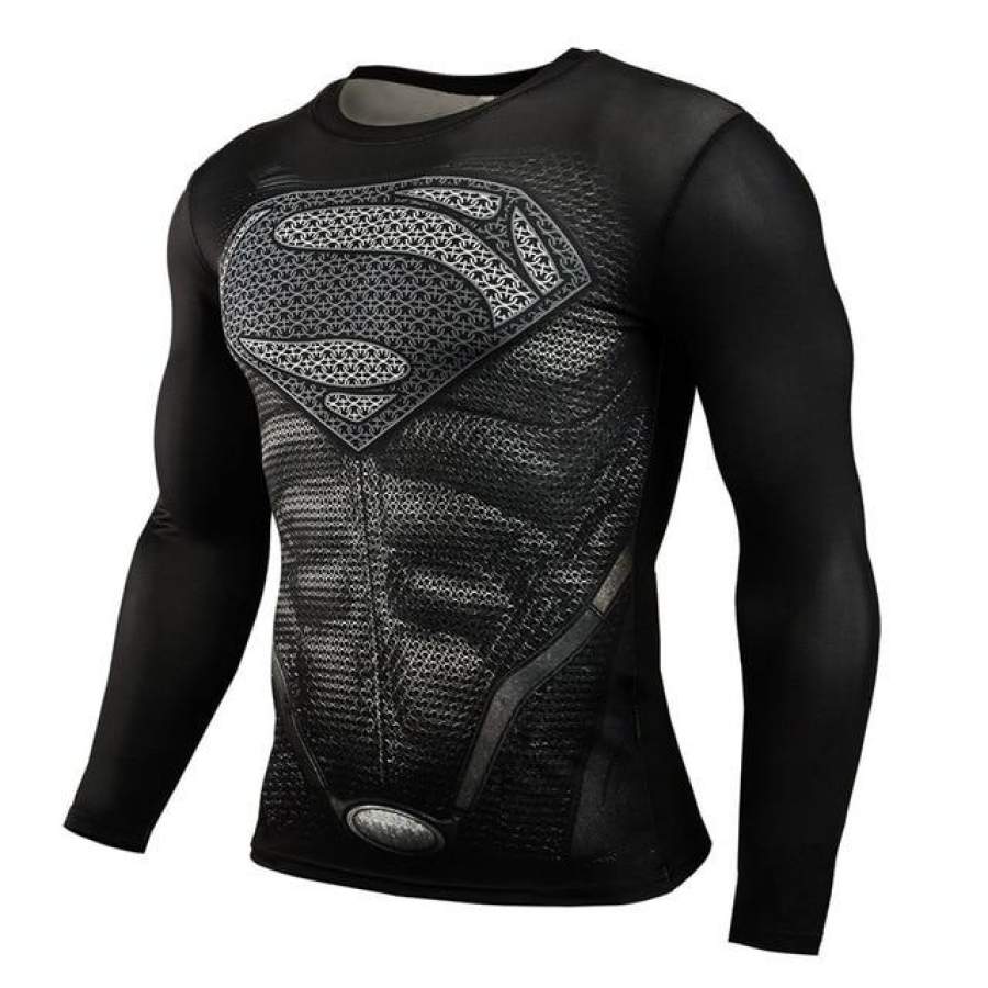 WINTER SOLDIER Compression Shirt for Men (Long Sleeve)