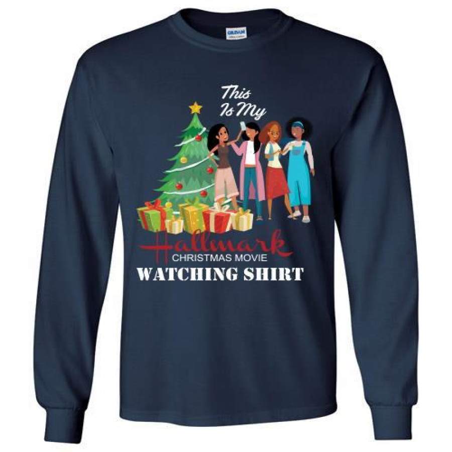 This Is My Black Girls Hallmark Christmas Movie Watching Long Shirt