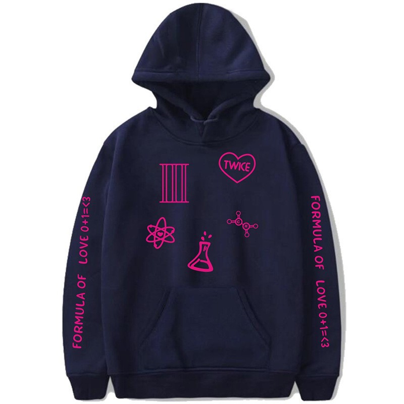 Women casual hoodies Twice Hoodie outfits stage sweatshirt long sleeve coat hip hip pullovers harajuku hooded sweatshirt clothes alx