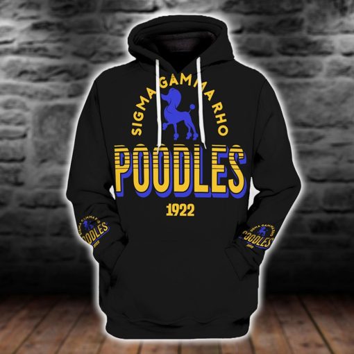 Sigma Gamma Rho Poodle Soror 1922 Love All Over Printed