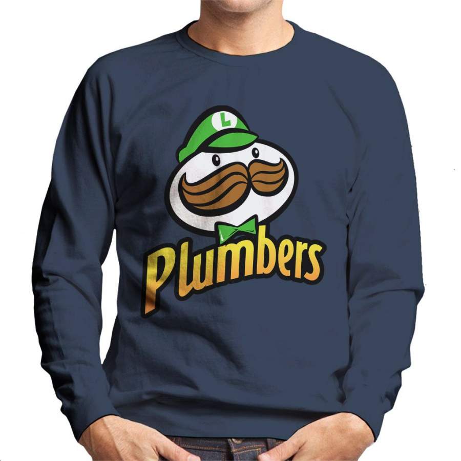 Super Mario Pringles Luigi Men’s Sweatshirt