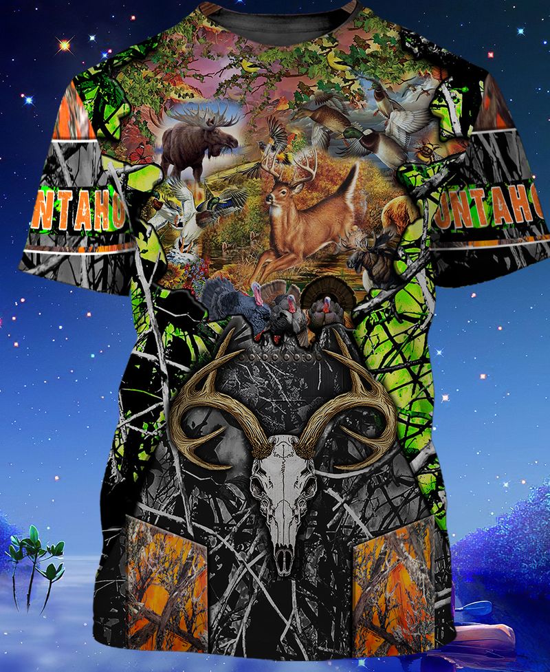 3D Full Print Animals Hunting Shirt 3D Tshirt