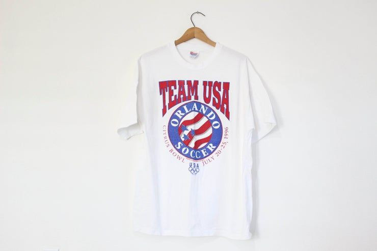 Vintage Team Usa Soccer Orlando 1996 Citrus Bowl Shirt