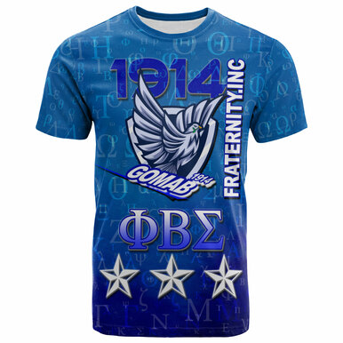 Phi Beta Sigma T-Shirt – Custom Fraternity Dove Mascot Gomab T-Shirt