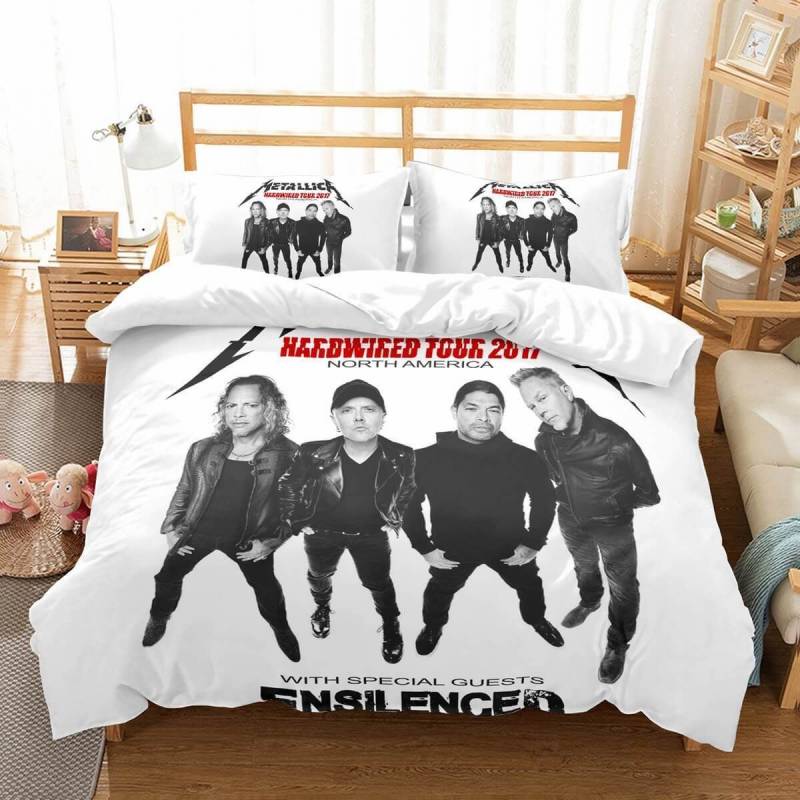 3D Customize Metallica Bedding Set Duvet Cover Set Bedroom Set Bedlinen1