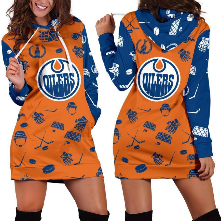 Edmonton Oilers Women’s Hoodie Dress