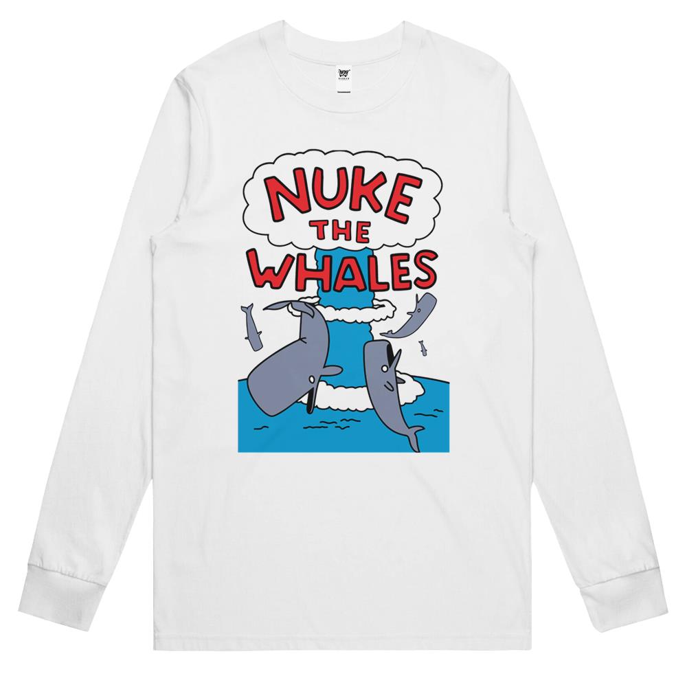 Nuke The Whales Long Sleeve T Shirts