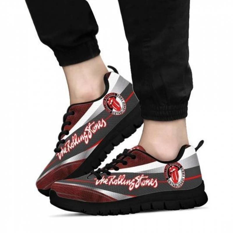 3D Printed The Rolling Stones TDV Sneakers For Men & Women Ver 2