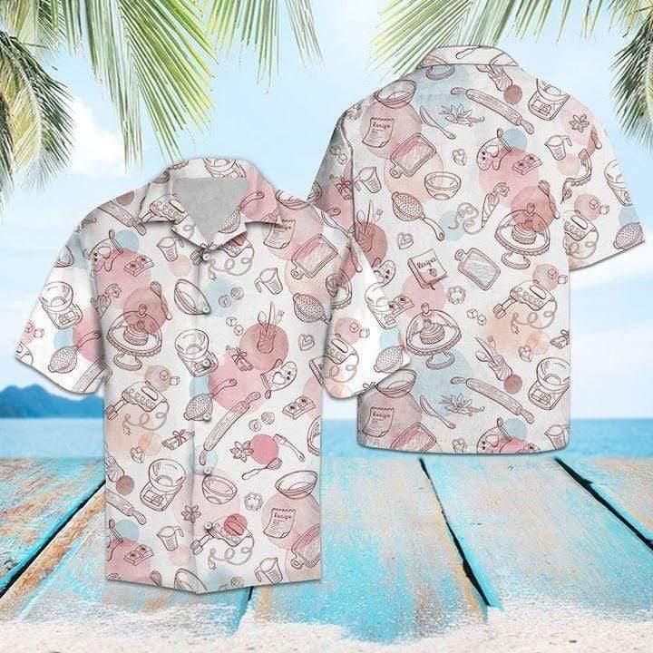 Baking Life Aloha Hawaii Shirt Colorful Short Sleeve Summer Beach Casual For Men And Women Ha96722