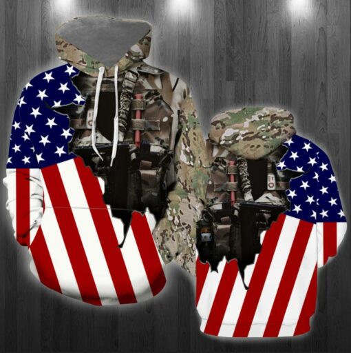 Us Army Uniform American Flag Patriotic 3D All Over Print Shirts For Men & Women, Happy Veteran Memorial 3D Shirts, Veteran Day