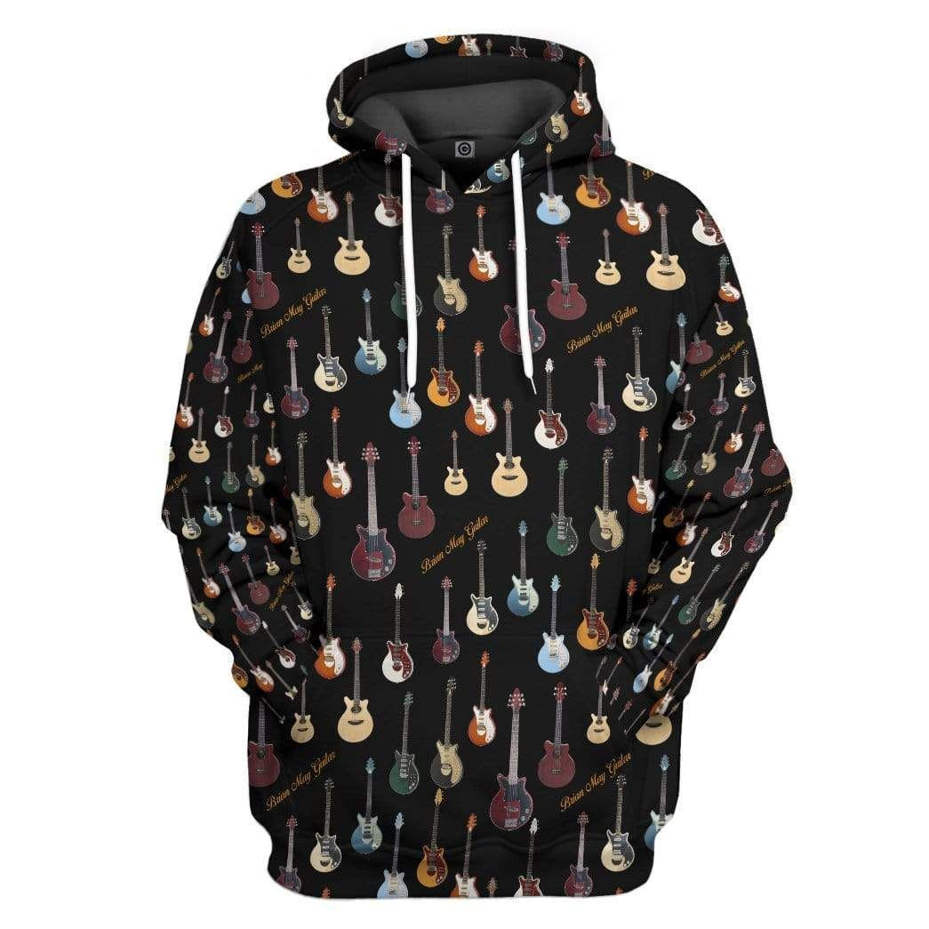 3D Brian May Custom Hoodie Apparel