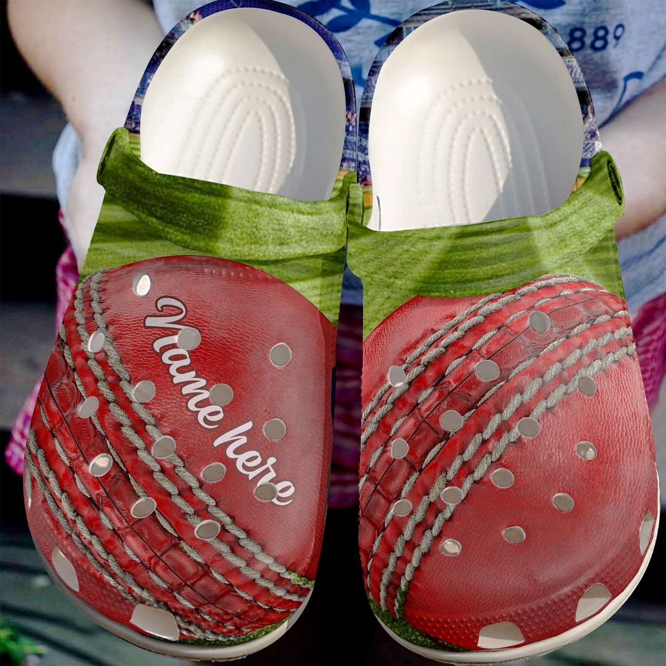 Cricket Personalized Clog, Custom Name, Text, Color, Number Fashion Style For Women, Men, Kid, Print 3D Baller