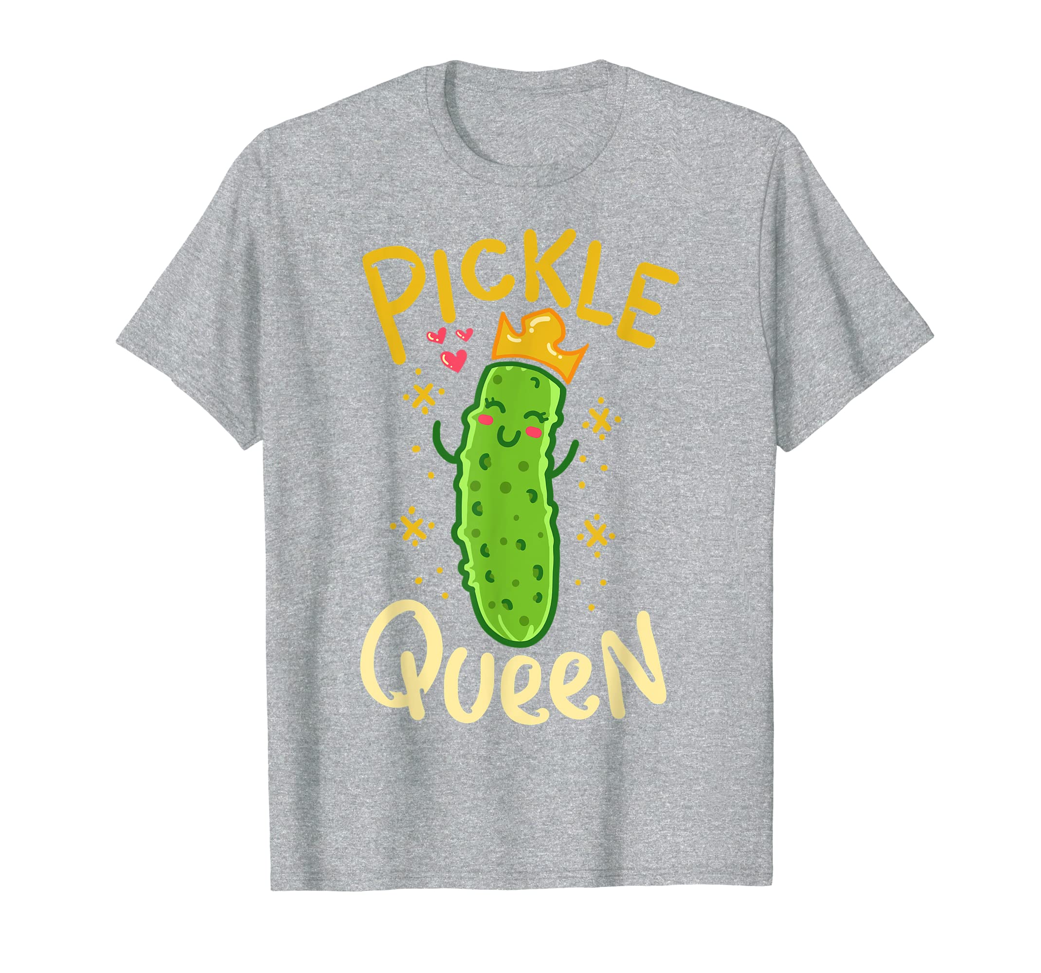 Pickle Queen T Shirt Vegan Tshirt Funny Cucumber Vegetable