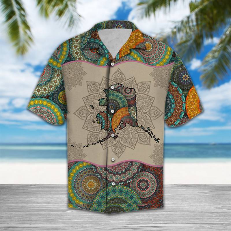 Awesome Alaska Mandala Hawaiian Shirt Ha66769