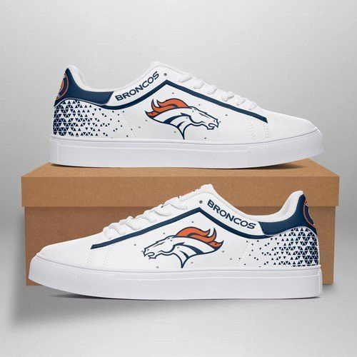 Denver Broncos Football Shoes Customize Sneakers Gift For Fan