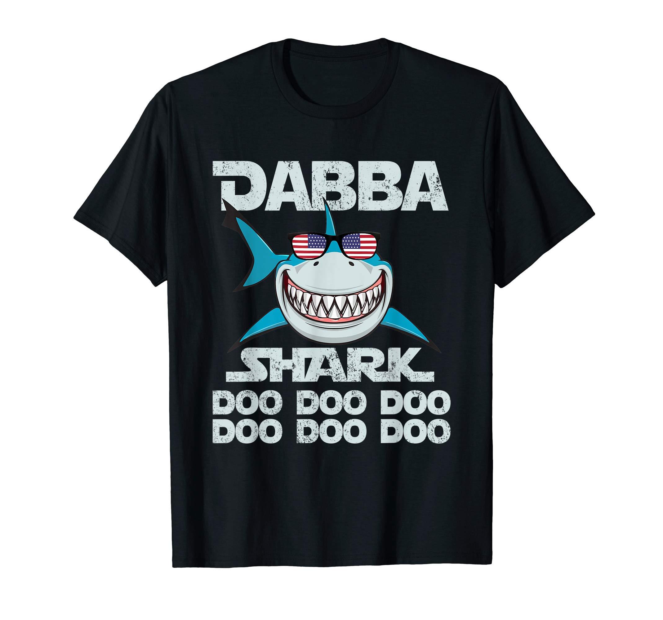 Dabba Shark T Shirt Doo Doo Funny Fathers Day Gift