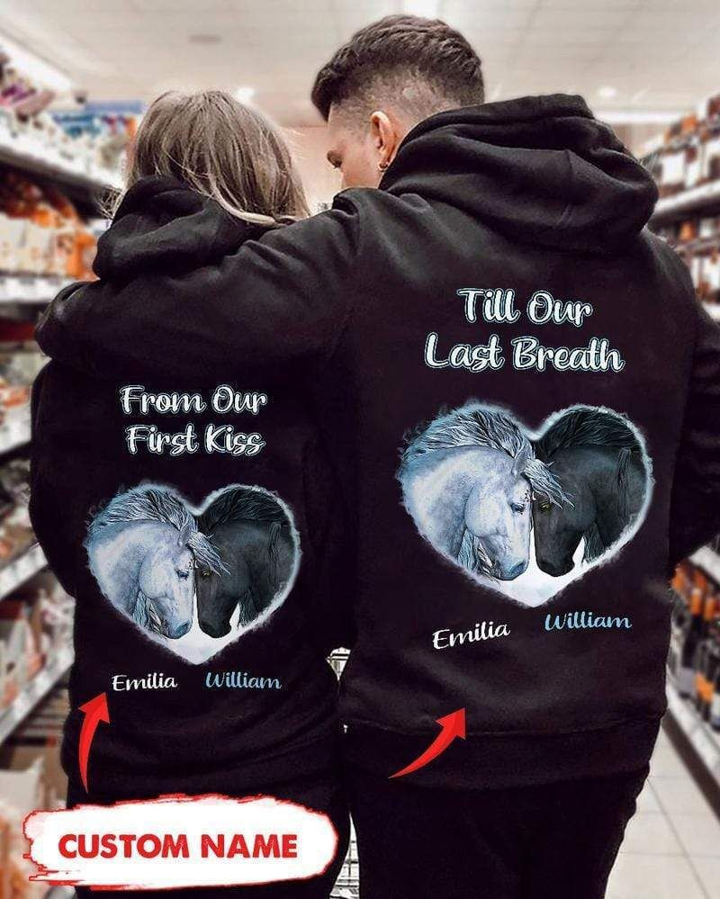 Horses Couple Till Our Last Breath Hoodie 3D V