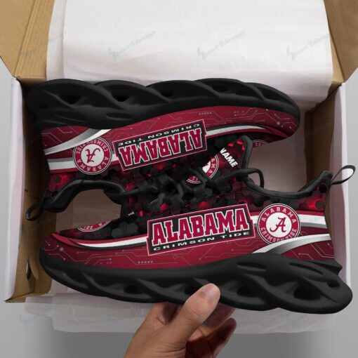 Alabama Crimson Tide Personalized Yezy Running Sneakers 115