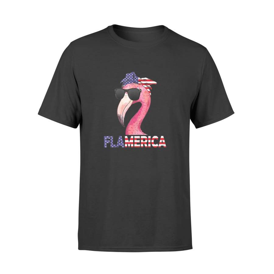 Flamerica Funny Flamingo 4th Of July T-shirt – Standard T-shirt