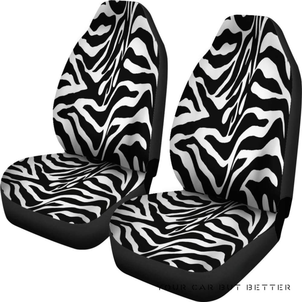 Zebra Print Custom Car Seat Covers 205621