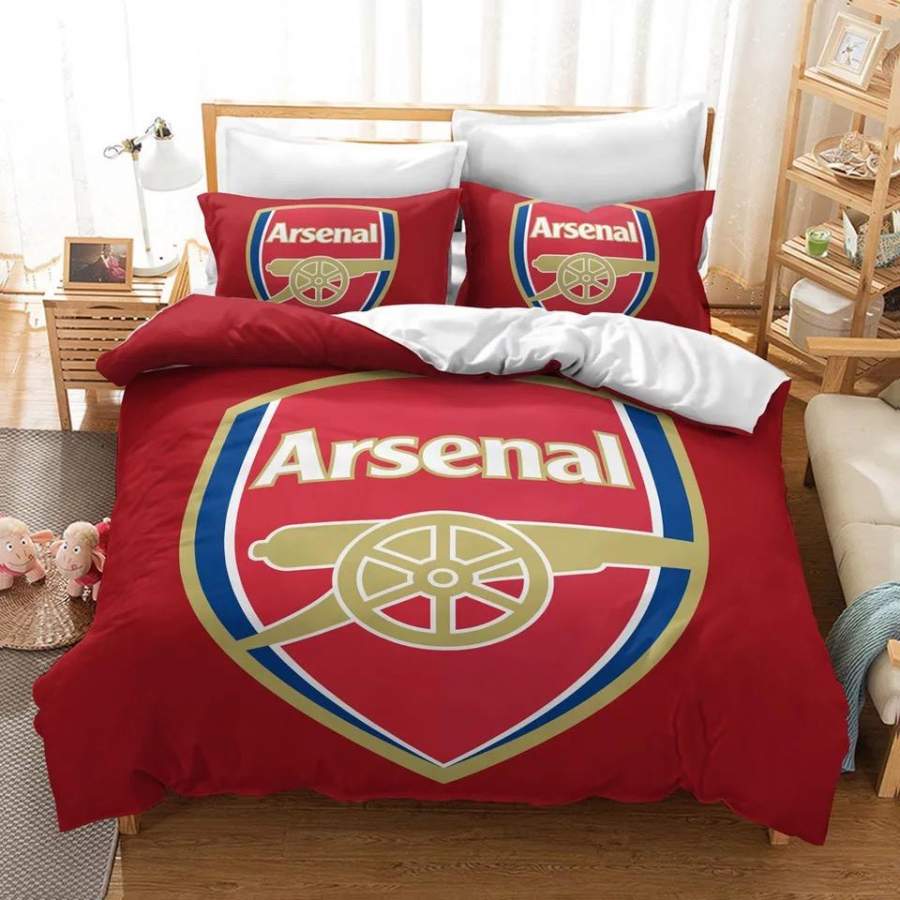 Arsenal Football Club  #20 Duvet Cover Quilt Cover Pillowcase Bedding Set Bed Linen Home Decor