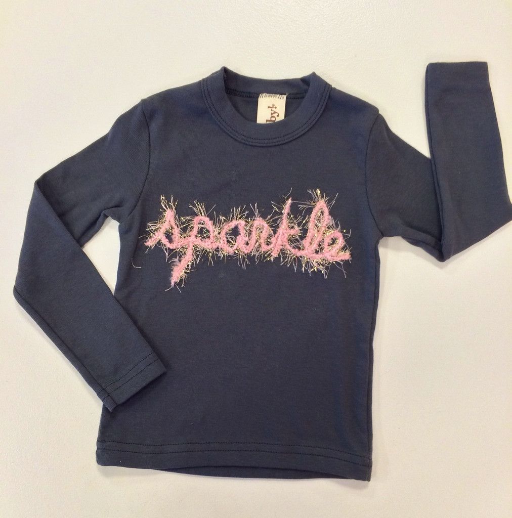 Sparkle Yarn Tee Asphalt Shirt