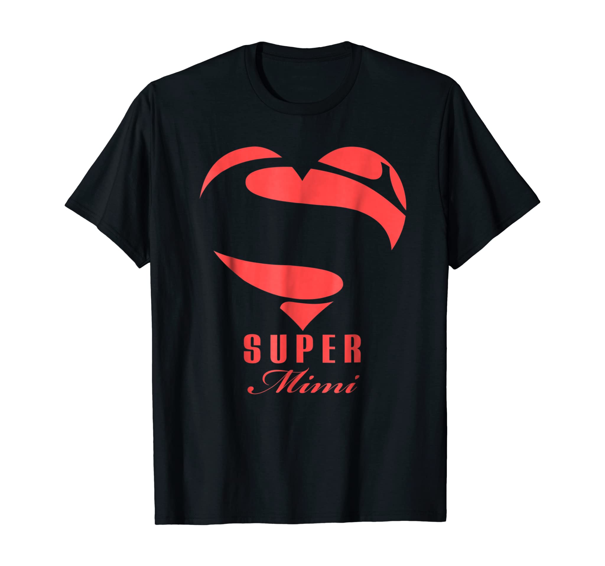 Super Mimi Superhero T Shirt Gift Mother Father Day