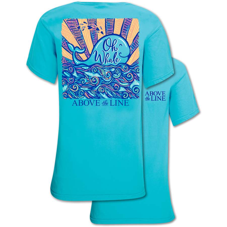 Couture Above The Line Collection Oh Whale Comfort Colors T-Shirt