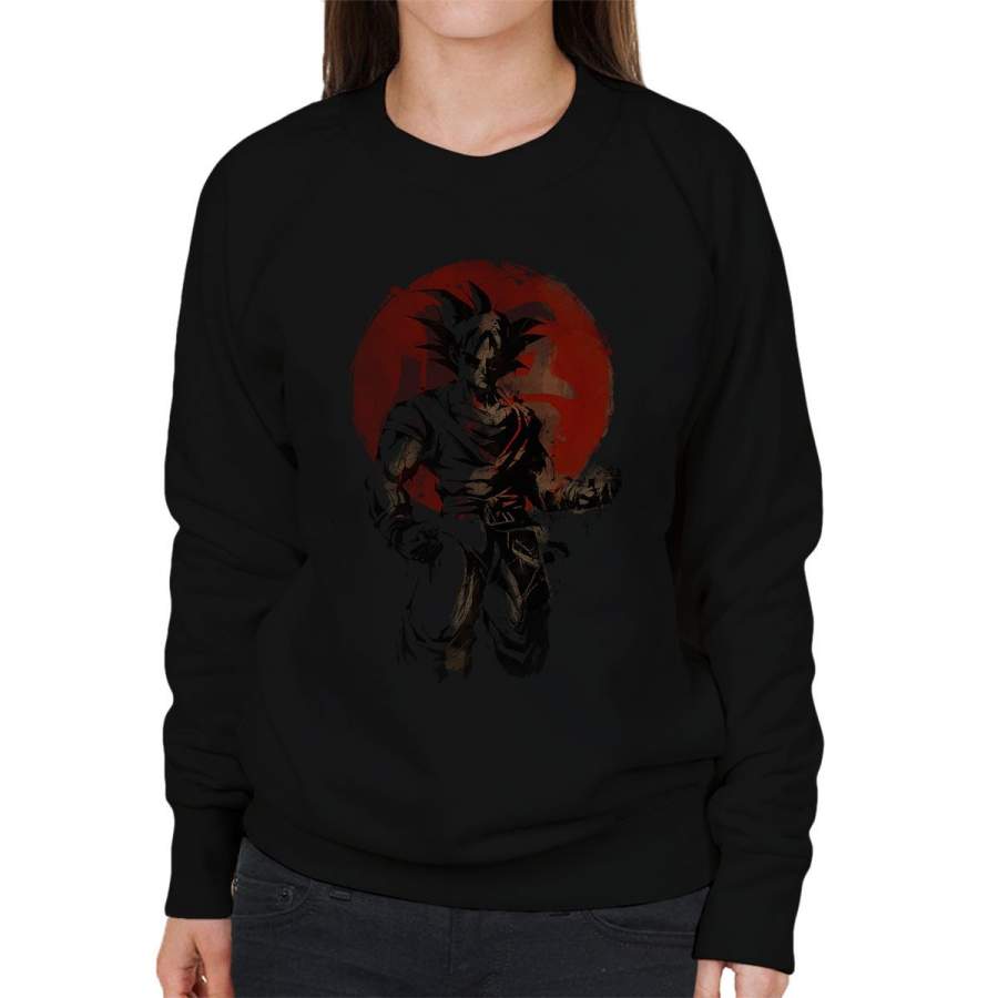 Rising Saiyan Son Goku Dragon Ball Super Women’s Sweatshirt