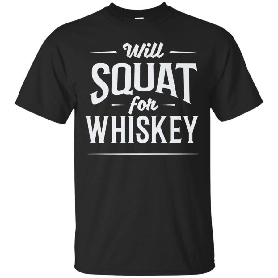 AGR Whiskey Lover Gym Squat Fitness Workout Tshirt Jaq T-shirt