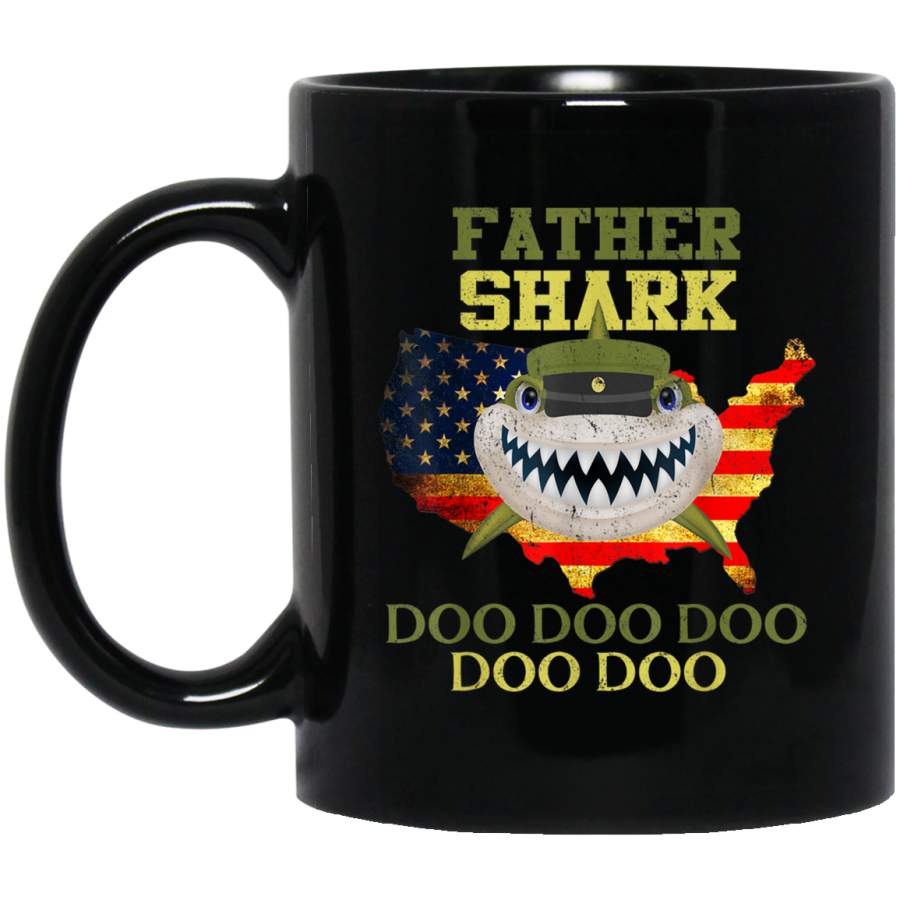 Army Shark Father Gift Lover Shirts Veterans Day  Mug