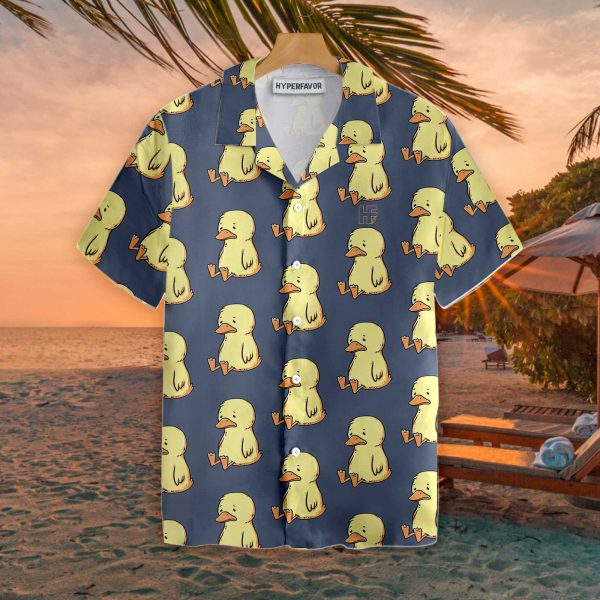 I’M A Sad Duck Hawaiian Shirt Aloha Shirt Cute Duck Shirts Gifts For Duck Lovers