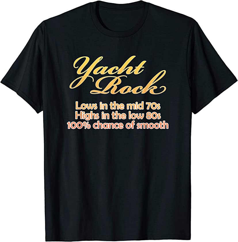 Vintage Yacht Rock Music Mid 70s Low 80s T-Shirt