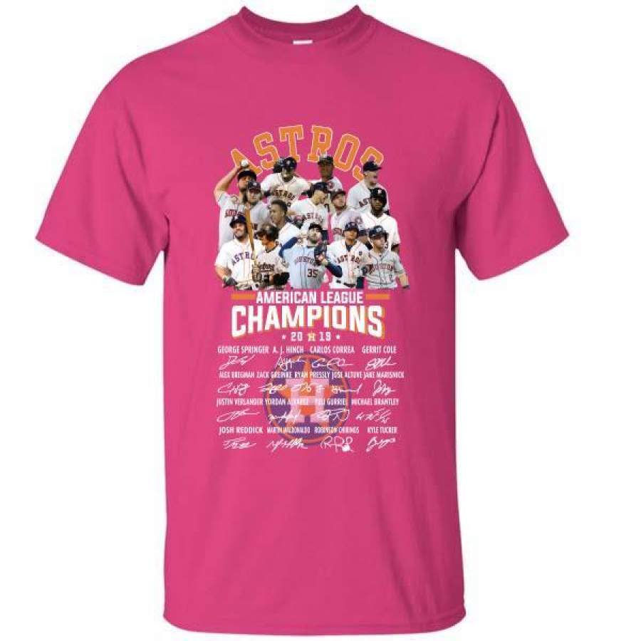 Houston Astros American League Champions 2019 Signature T-Shirt