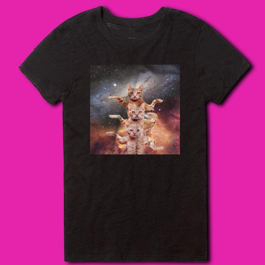 Cats Are Dancing In Space Kitten Women’S T Shirt