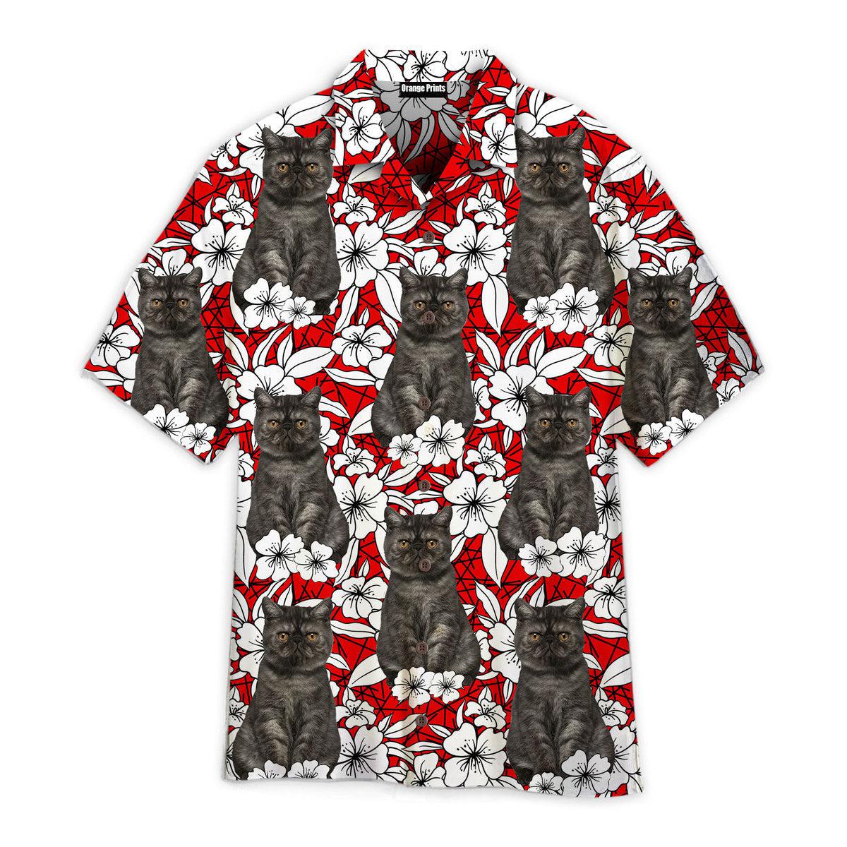 Your Kitten On Vintage Flower Tropical Aloha Hawaii Shirts For Men Women Ha54850