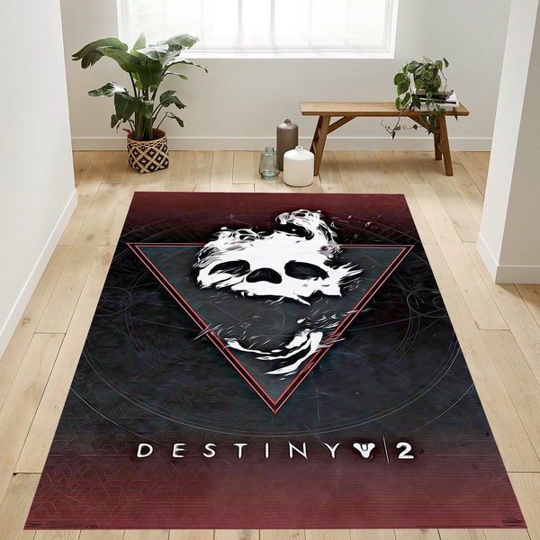 Destiny 2 Darkness Zone Area Rug For Gift Living Room Rug US Gift Decor