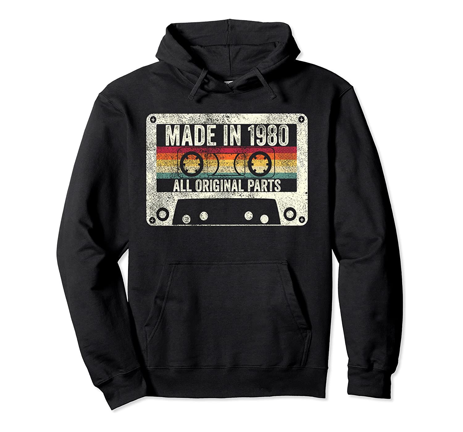 40 Years Old Vintage 1980 40th Birthday Gift Retro Men Women Pullover Hoodie T-Shirt, Sweatshirt, Tank Top